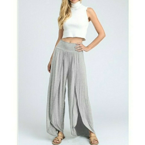 🖤 Wide Leg Tulip Pants - Picture 5 of 5